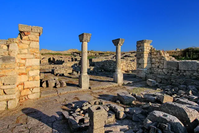 Antieke stad Byllis in Fier